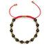 Amulette tibétaine | Bracelet Mantra Mini Obsidienne